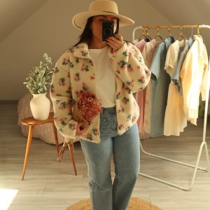 Veste Polaire à Fleurs