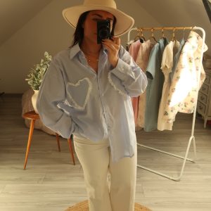 Chemise Coeur Dentelle
