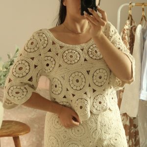Top en crochet Paloma