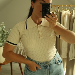 Top Mireille beige
